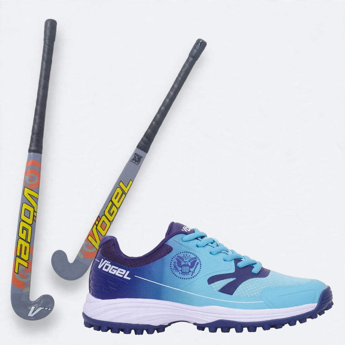 Cyber Zapatilla Vogel Charlotte Jr Navy + Stick Rocket Grey/Yellow