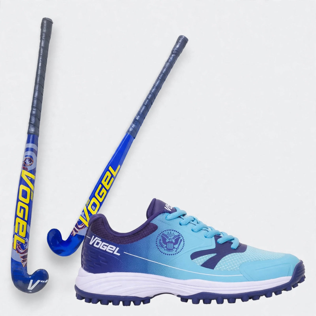 Cyber Zapatilla Vogel Charlotte Jr Navy + Stick Rocket Blue/Yellow