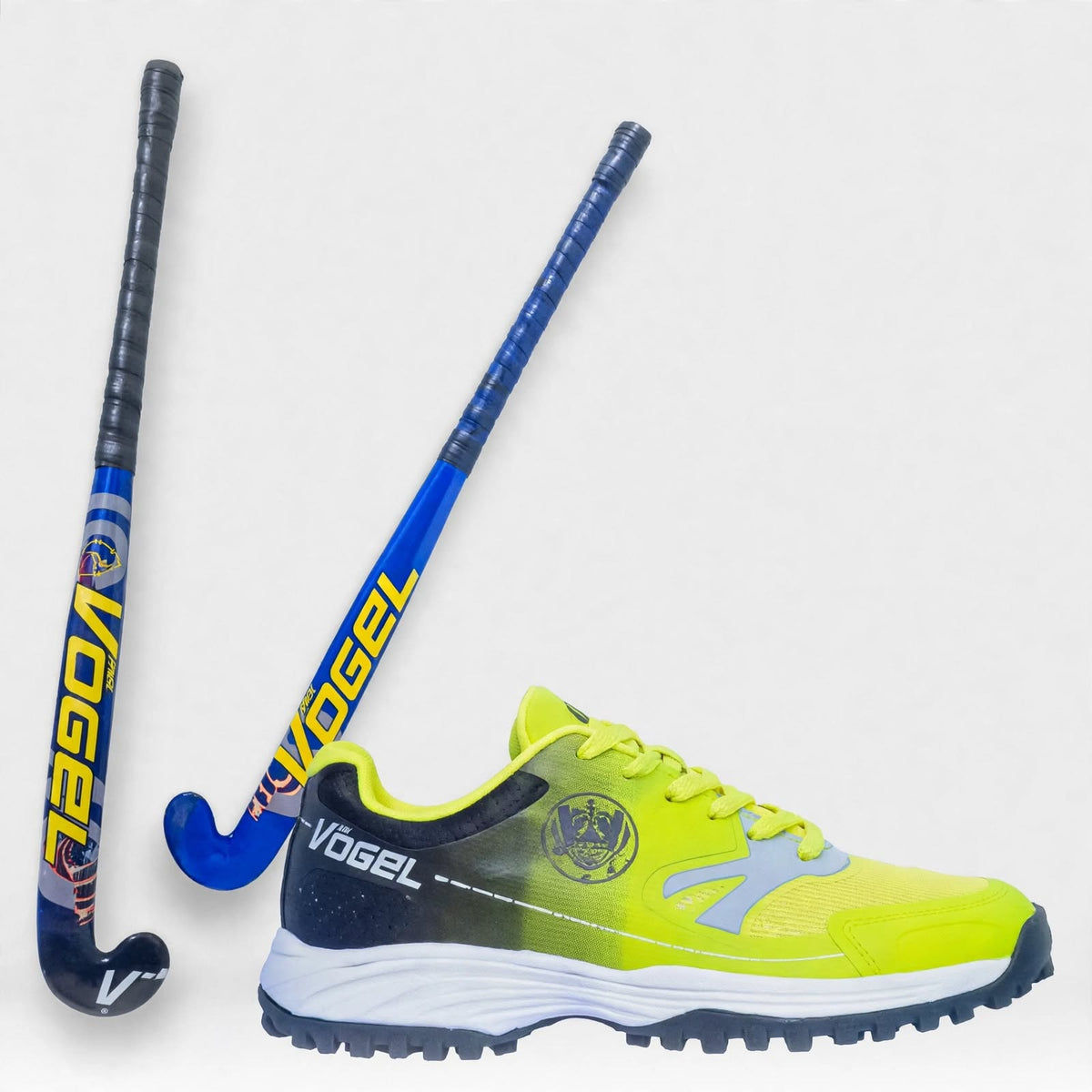 Cyber Zapatilla Vogel Charlotte Jr Lime + Stick Rocket Blue/Yellow